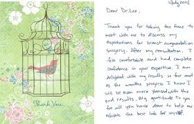 As with any form of acknowledgment, it is best to send notes of appreciation for support as soon as possible after the event, although certain considerations are given to families. Thank You Notes Plastic Surgery San Diego Changes Plastic Surgery