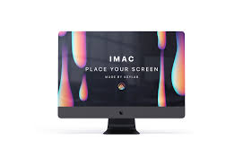 Customize background by either placing any texture or fill color of your choice. Modern Imac Customizable Mockup Free Mockup