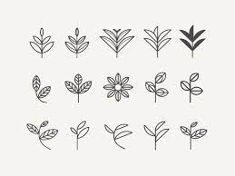 Leaf Exploration Tea Logo Leaves Sketch Leaf Tattoos