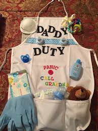 Lol) and if you are giving dad his due, this is the perfect invitation for his man shower. New Dad Diaper Duty Apron Fat Girl Shower In 2019 Babyparty Baby Shower Deko Babyparty Ideen