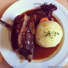 Mahlzeit Mahlzeit Schweinebraten Mit Knodel Kulinarisch