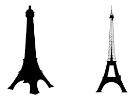 You can copy, modify, distribute and perform the work, even for commercial purposes, all without asking permission. Free Eiffel Tower Silhouette Vector Illustration In Two Black Shades Silhouette Illustration Silhouette Vector Silhouette Pictures