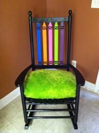 Cute Chair A College Buddy Redone For Her Class Cuteness Teacher Chairs Classroom Design Rocking Chair