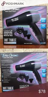 Nib Hot Tools Turbo Ceramic Salon Ionic Hair Dryer Hot Tools Turbo Ionic Black Pro Nano Ceramic Professional Salon Hair D Ionic Hair Dryer Hot Tools Hair Dryer
