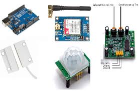 If arduino finds both the sensors transmitted the positive status. Arduino Home Security System Using Sim900 Gsm Module Pir Motion Detector And Magnetic Door Contact Switch