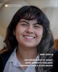 Congratulations to the UW Department of Dance undergraduate award  recipients for the upcoming 2025-2026 school year! 🏆Sydney Nguyen, awarded  the Irene Dickson McFarlane College of Arts & Sciences Scholarship 🏆Kate  Hancock, awarded