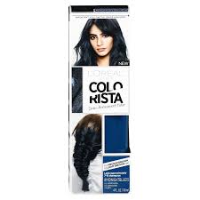 10 temporary hair dyes that'll convince you to try out a new look asap. L Oreal Paris Colorista Semi Permanent Hair Color For Brunettes Midnight Blue Effects Corrections Meijer Grocery Pharmacy Home More