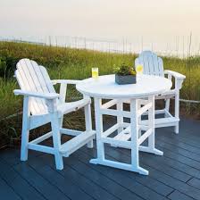 Patio bar set outdoor table bar table bar stool table set rattan bar stools table table and chair sets outdoor outdoor tables and chairs. 3 Piece Durawood Essentials Counter Height Dining Set Pawleys Island Hammocks