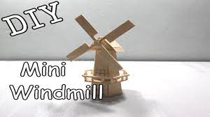 Diy Mini Windmill #7 (Popsicle Stick) - Youtube