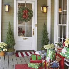 Image result for Christmas porch decorating