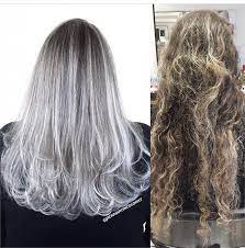 10 Times Jack Martin Helped His Clients Go Gray Grey Hair Color Blending Gray Hair Grey Hair Transformation