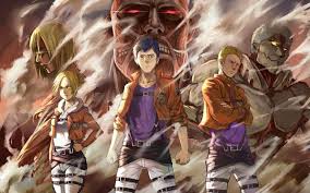 Female Titan Annie Leonhardt Armored Titan Reiner Braun Colossal Titan Bertholdt Fubar Titan Shifters Attac Attack On Titan Anime Titan Shifter Attack On Titan