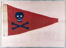 Burgee of Pirate Yacht Club, Bridlington RMG D9490