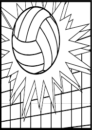 Cool Free Volleyball Ball Coloring Page Coloring Pages Free Printable Coloring Sheets Free Coloring Pages