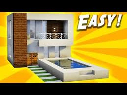 Minecraft Simple Easy Modern House Tutorial How To Build 19 Youtube Minecraft Modern Minecraft House Tutorials Minecraft House Designs