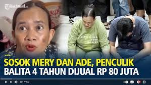 Sosok Mery Ana dan Ade Friyanto, Penculik Balita 4 Tahun di Makassar Dijual  Rp 80 Juta