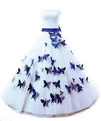 Oder du bist auf eine hochzeit eingeladen. Brautkleider Von Vantexi In Blau Fur Damen
