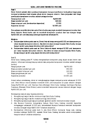 Harga transfer # harga jual • harga transfer di satu pihak (divisi yang memproduksi) merupakan pendapatan bagi pusat pertanggungg jawaban yang menyerahkan/ menjual produk atau jasa. Soal Jawab Harga Transfer Docx Pdfcoffee Com
