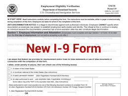 What does the employee need. U S Revises I 9 Form Used For All New Hires Path2usa Travel Guide For Usa