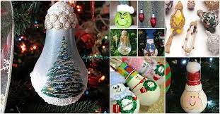 Maybe you would like to learn more about one of these? 10 Insanely Easy Christmas Light Bulb Decorations And Ornaments Diy Crafts