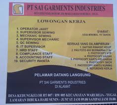 Lowongan kerja pt jakarta propertindo (jakpro). Info Lowongan Balai Latihan Kerja Kabupaten Pemalang Facebook
