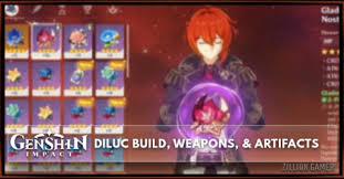 Diluc is one of the most picked and most sought after characters in genshin impact. Diluc Build Weapons Artifacts Genshin Impact Zilliongamer