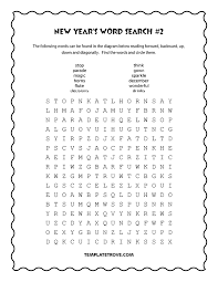 Maybe you would like to learn more about one of these? Printable New Year S Word Search Puzzles