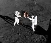The only clear picture showing the face of neil armstrong while walking on the moon has been uncovered by an amateur photographer. Moon Landing Gifs Get The Best Gif On Gifer