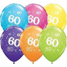 Ballonnen 60 Jaar Alle Kleurrijke 60 Jaar Versiering Voor Een Feest Feestartikelen Nl
