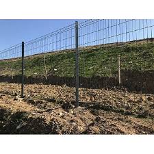 Panneau Grillage Rigide Gris Achat Vente Pas Cher