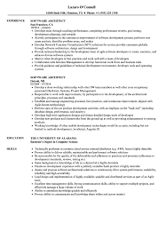 software architect resume samples