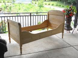 Antique 1880 1910 English Cottage Swedish Pine Bed French Etsy Pine Beds Carved Beds Kid Beds