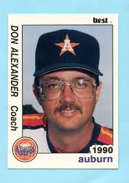 1990 Minor League Cards #23 Don Alexander- Auburn Astros