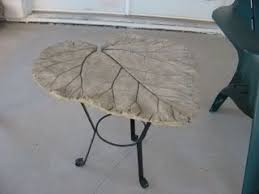 Stands For The Birdbaths Hypertufa Forum Gardenweb Concrete Crafts Concrete Diy Concrete Leaves