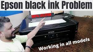 Epson L380 Black Ink Not Printing Epson Printer Black Ink Problem Youtube