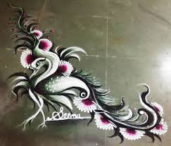 Peacock Rangoli Designs For Diwali Rangoli Rangoli Designs Diwali Rangoli Designs Rangoli Border Designs