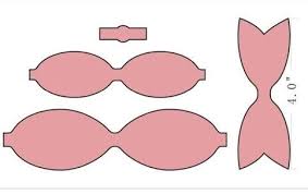 Create stunning layered faux leather bows with this free svg cut file and printable pattern download. Resultado De Imagen Para Double Bow Template Bow Template Diy Hair Bows Stacked Hair Bow
