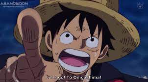 Discover and share the best gifs on tenor. One Piece Chapter 976 Luffy Go To Onigashima By Amanomoon On Deviantart