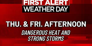 First Alert Weather Day again Friday afternoon