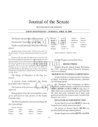 Journal of the Senate