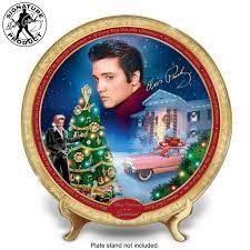 Elvis Presley Merry Christmas From Graceland Collector Plate