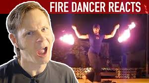 Fire Dancer Reacts: Fire Poi Spinning by G