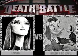 We managed. after six years on the road with ripley, frieda and her mother and sister went home to pennsylvania for several years at the start of the 1940s. Death Battle Frieda Vs Magica De Spell By Chi 76890 On Deviantart