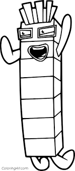 To print out your numbers coloring page, just click on the image you want to view and print the larger picture on the next page. Numberblocks Coloring Pages Coloringall