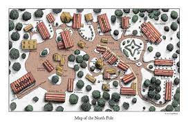 Santa Claus North Pole Map North Pole Map North Pole Map