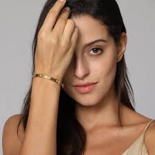 Amazon.com: A D. ALLEN & DANMI. 18 K Gold Plated Love Bangle Bracelet  Natural Stone Agate Bracelet Stainless Steel Bangle Set for Love (2 Sests  (Colored Stone)) : Clothing, Shoes & Jewelry