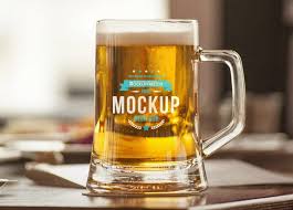 Beer Mug Mockup Free Psd Template Mockup Free Psd Beer Cup Beer