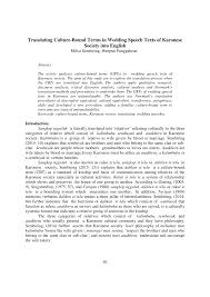 Kepala desa rancangan peraturan desa. Pdf Translating Culture Bound Terms In Wedding Speech Texts Of Karonese Society Into English