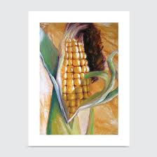 Self Portrait In Corn Art Print Art Prints Art Prints