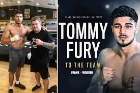 In june 2019, he took time off from boxing to star in the fifth series of the dating reality show love island. Fury S Brother Signs Pitches Tent With Frank Warren Plus Tv Africa